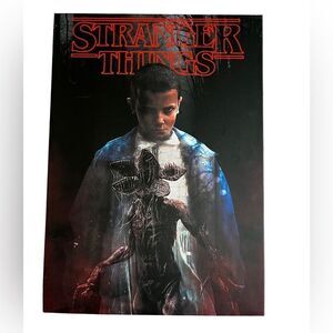 Stranger Things Season 1 Eleven with Demogorgon Displate metal collectors sign
